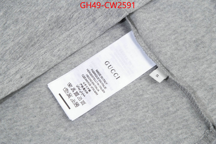 Clothing-Gucci,replica 1:1 , ID: CW2591,$: 49USD