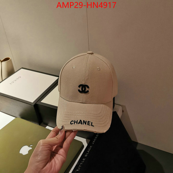 Cap (Hat)-Chanel,replica 1:1 high quality , ID: HN4917,$: 29USD