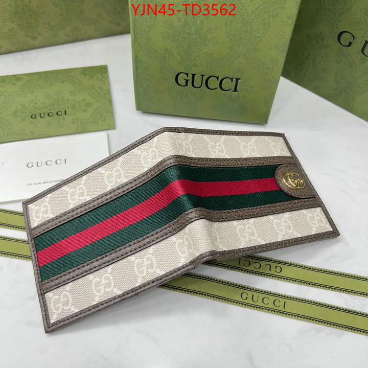 Gucci Bags(4A)-Wallet-,copy aaaaa ,ID: TD3562,$: 45USD