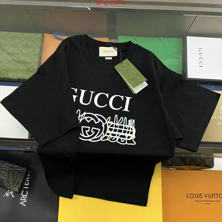 Clothing-Gucci,buy online , ID: CE3176,$: 49USD