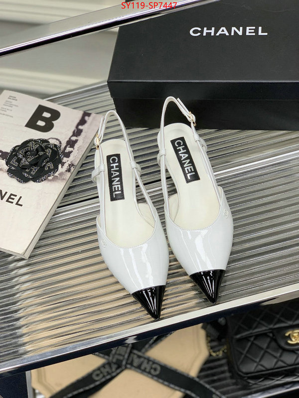 Women Shoes-Chanel,fake designer , ID: SP7447,$: 119USD