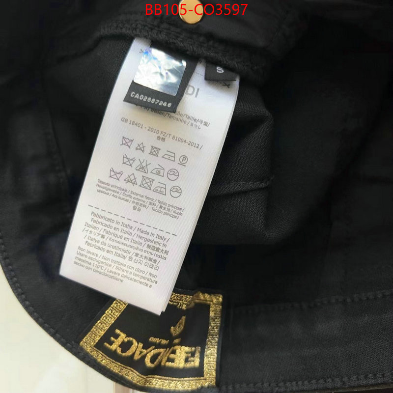 Clothing-Fendi,fake high quality , ID: CO3597,$: 105USD