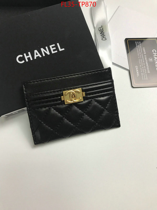 Chanel Bags(4A)-Wallet-,ID: TP870,$: 35USD