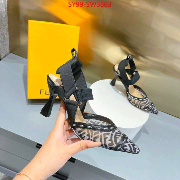 Women Shoes-Fendi,fashion replica , ID: SW3863,$: 99USD