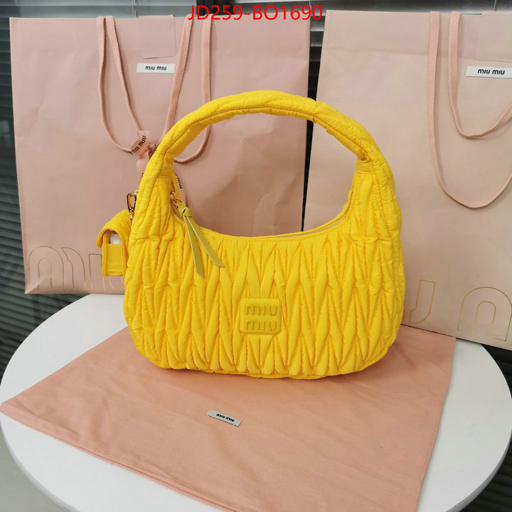 Miu Miu Bags(TOP)-Handbag-,sellers online ,ID: BO1690,$: 259USD