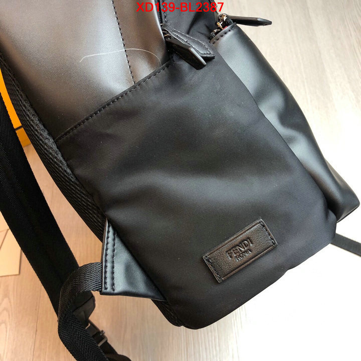 Fendi Bags(4A)-Backpack-,replica ,ID: BL2387,$:139USD