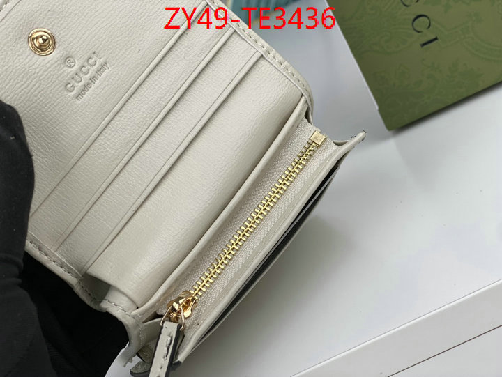 Gucci Bags(4A)-Wallet-,wholesale ,ID: TE3436,$: 49USD