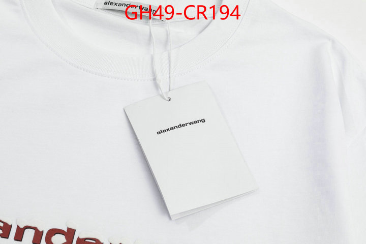 Clothing-Alexander Wang,luxury shop , ID: CR194,$: 49USD