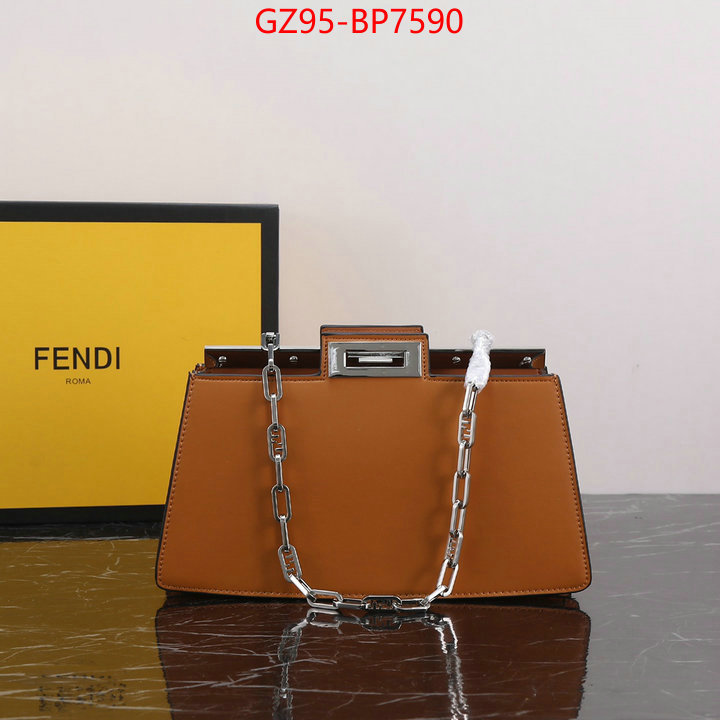 Fendi Bags(4A)-Handbag-,1:1 replica ,ID: BP7590,$: 95USD