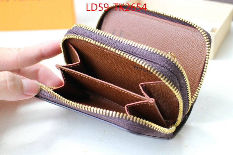 LV Bags(4A)-Wallet,ID: TK2654,$:59USD