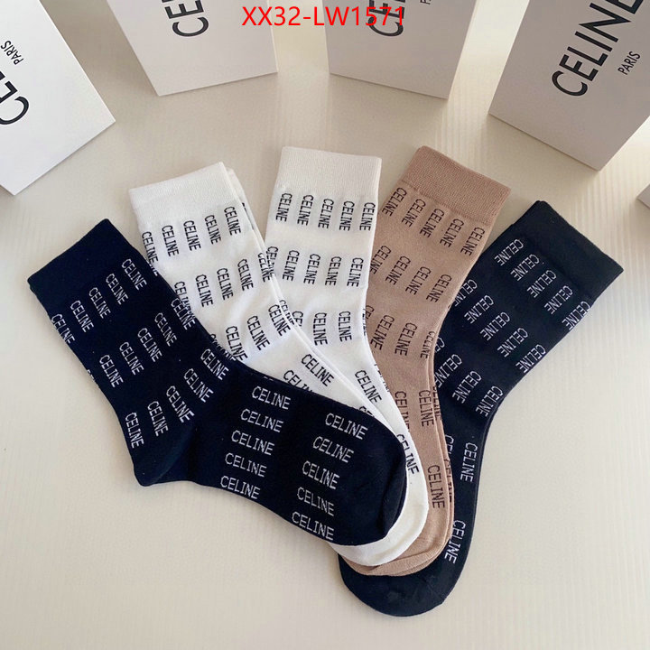 Sock-CELINE,luxury cheap , ID: LW1571,$: 32USD