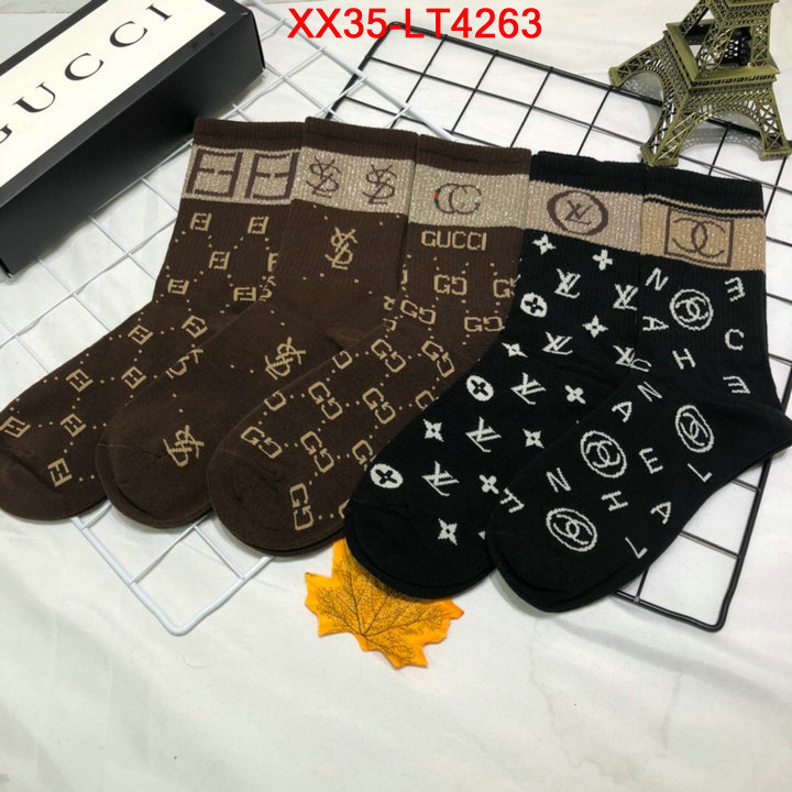 Sock-Gucci,7 star , ID: LT4263,$:35USD