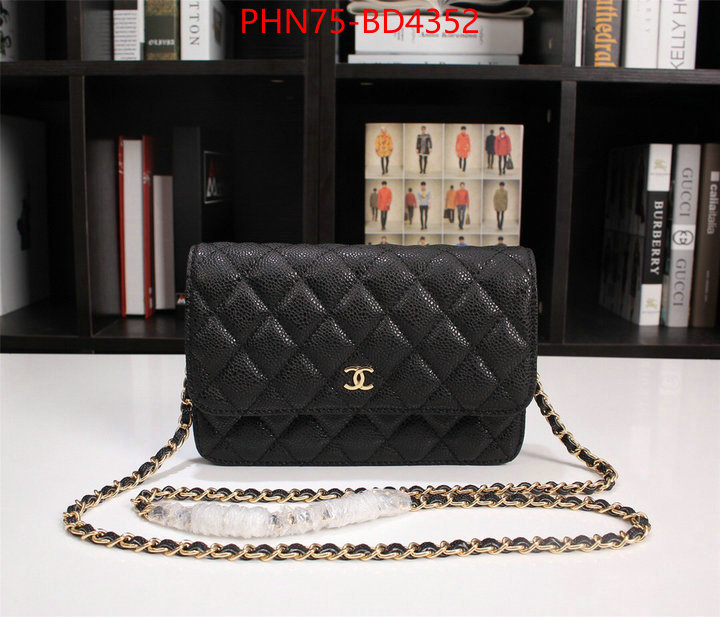 Chanel Bags(4A)-Diagonal-,ID: BD4352,$: 75USD