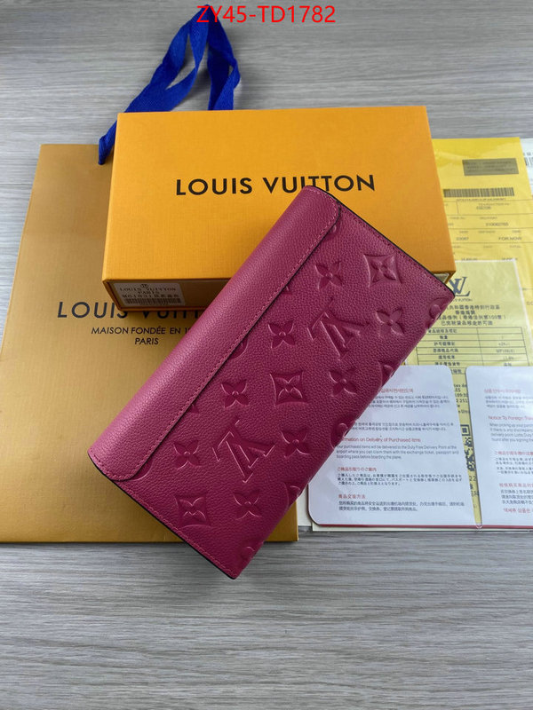 LV Bags(4A)-Wallet,ID: TD1782,$: 45USD