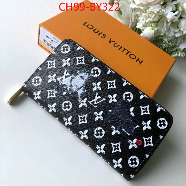 LV Bags(TOP)-Wallet,ID: BY322,$:99USD