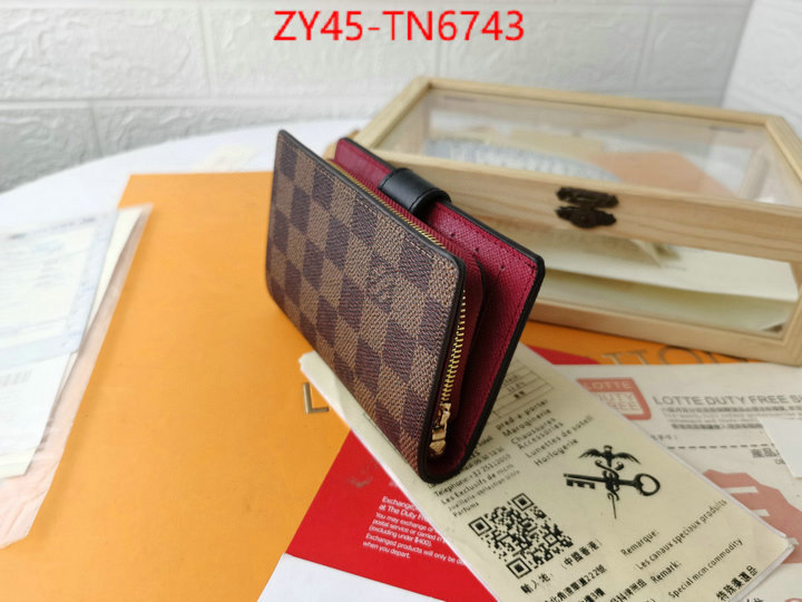 LV Bags(4A)-Wallet,ID: TN6743,$: 45USD