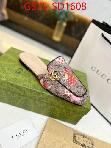 Women Shoes-Gucci,top sale , ID: SD1608,$: 75USD