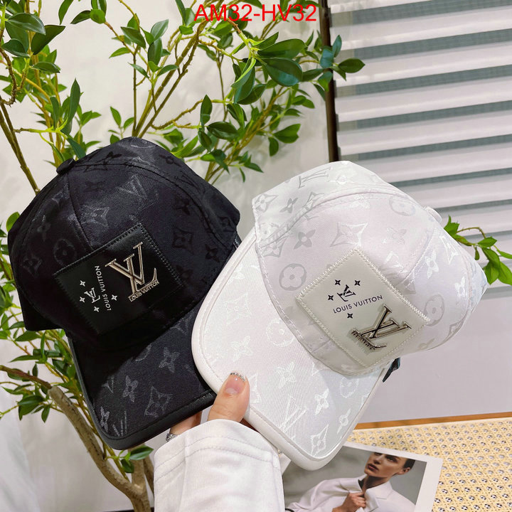 Cap (Hat)-LV,top quality designer replica , ID: HV32,$: 32USD