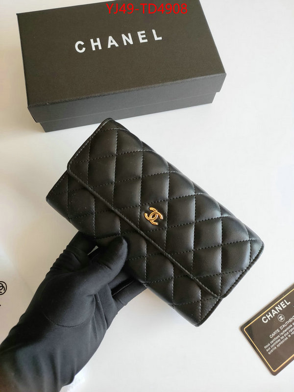 Chanel Bags(4A)-Wallet-,ID: TD4908,$: 49USD