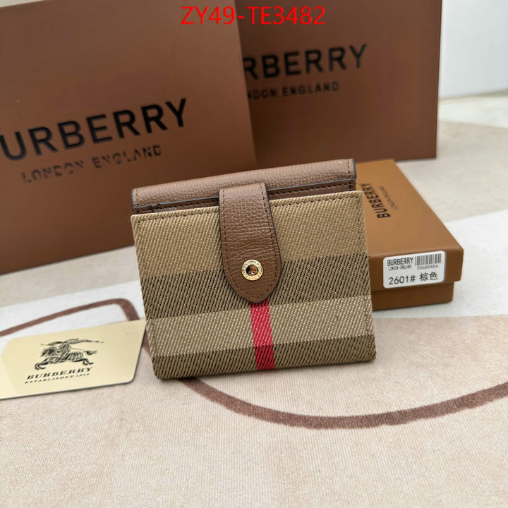 Burberry Bags(4A)-Wallet,high quality designer ,ID: TE3482,$: 49USD