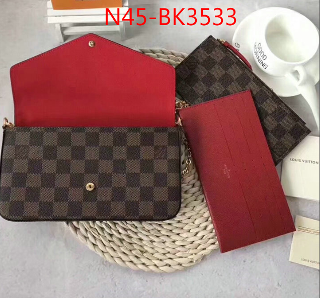 LV Bags(4A)-New Wave Multi-Pochette-,the best quality replica ,ID: BK3533,$: 45USD