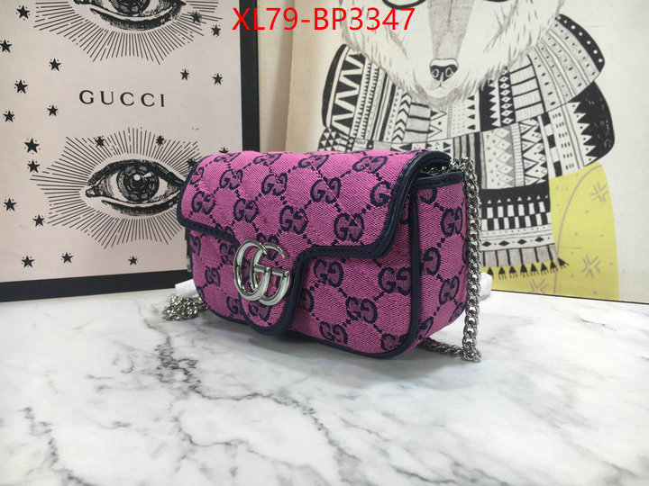 Gucci Bags(4A)-Marmont,2023 replica wholesale cheap sales online ,ID: BP3347,$: 79USD