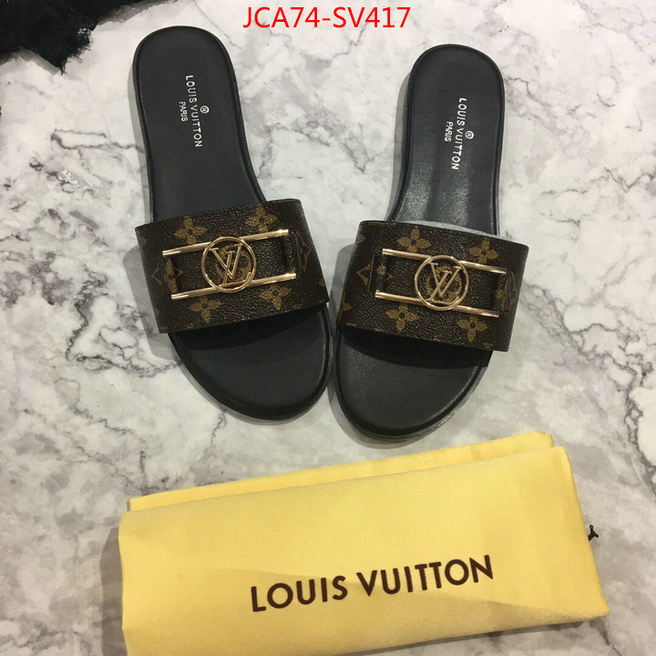 Women Shoes-LV,what 1:1 replica , ID: SV417,$:74USD