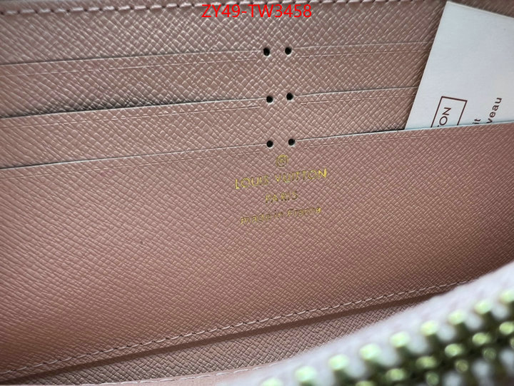 LV Bags(4A)-Wallet,wholesale 2023 replica ,ID: TW3458,$: 49USD