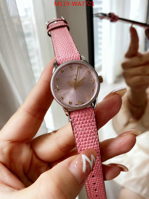 Watch(4A)-Gucci,2023 replica wholesale cheap sales online , ID: WA7721,$: 119USD