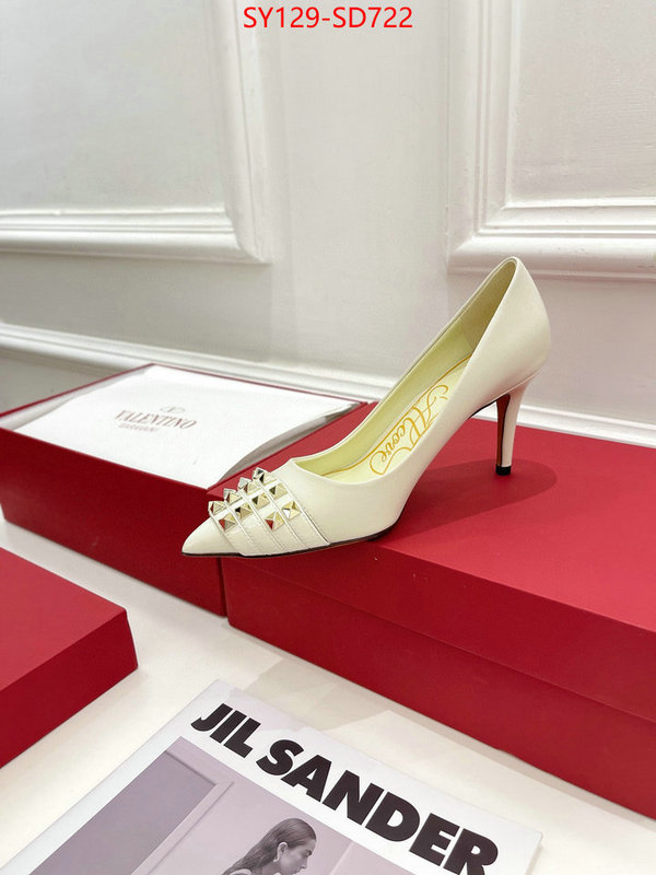 Women Shoes-Valentino,2023 replica wholesale cheap sales online , ID: SD722,$: 129USD