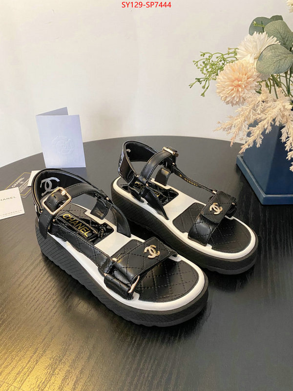 Women Shoes-Chanel,find replica , ID: SP7444,$: 129USD