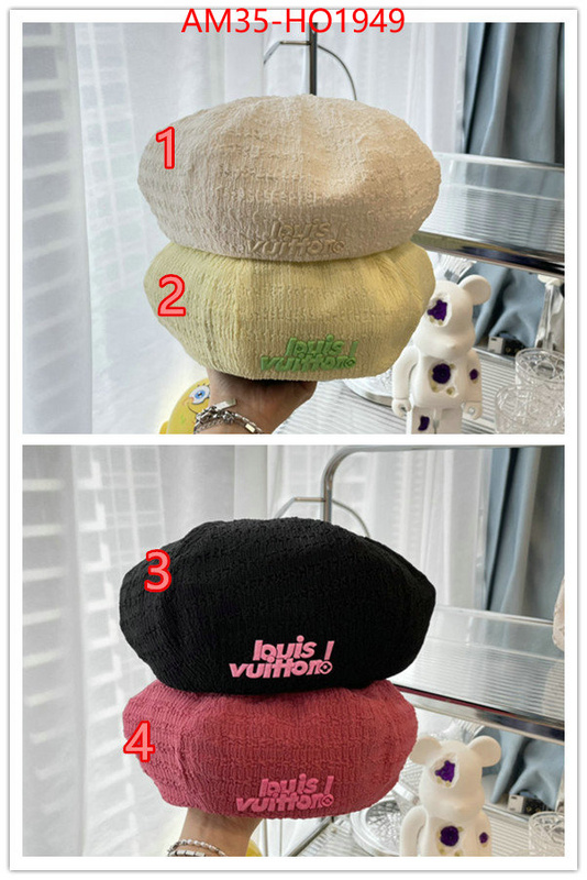 Cap (Hat)-LV,fashion designer , ID: HO1949,$: 35USD