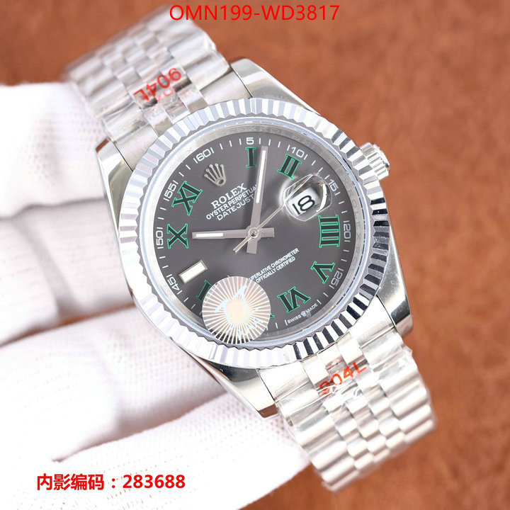 Watch (TOP)-Rolex,best quality fake , ID: WD3817,$: 199USD