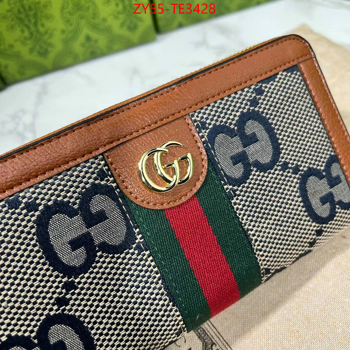 Gucci Bags(4A)-Wallet-,wholesale replica shop ,ID: TE3428,$: 55USD