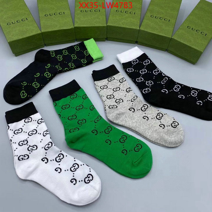 Sock-Gucci,fake aaaaa , ID: LW4783,$: 35USD