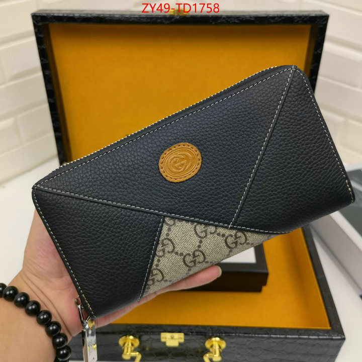 Gucci Bags(4A)-Wallet-,ID: TD1758,$: 49USD