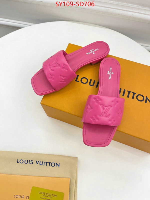 Women Shoes-LV,mirror copy luxury , ID: SD706,$: 109USD