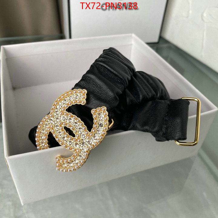 Belts-Chanel,good quality replica , ID: PN3138,$: 72USD