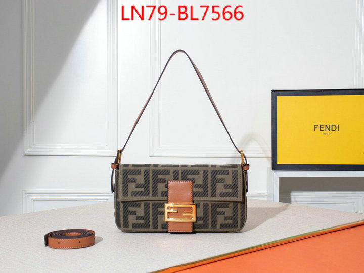 Fendi Bags(4A)-Baguette-,the best ,ID: BL7566,$: 79USD