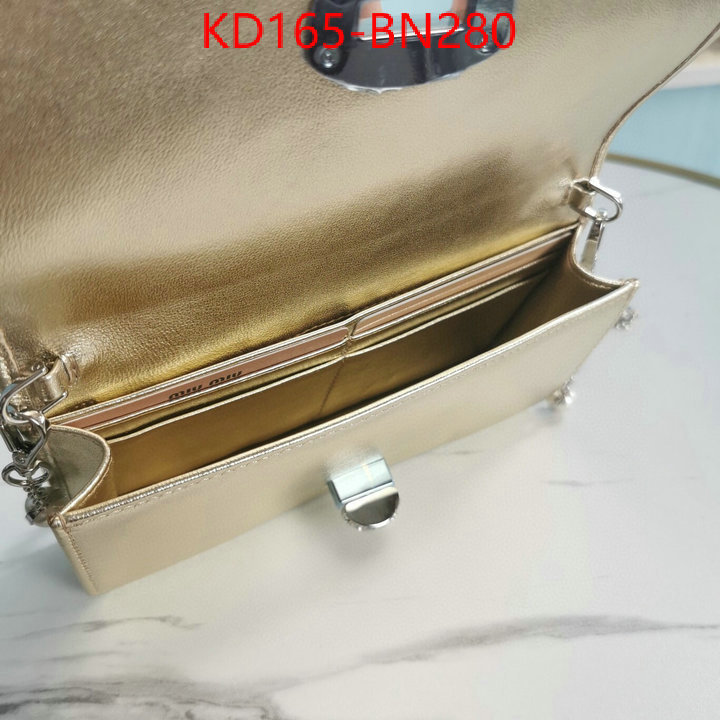 Miu Miu Bags(TOP)-Diagonal-,wholesale china ,ID: BN280,$: 165USD