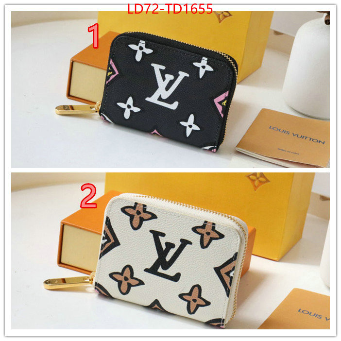 LV Bags(TOP)-Wallet,ID: TD1655,$: 72USD