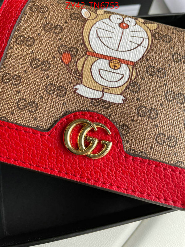 Gucci Bags(4A)-Wallet-,ID: TN6753,$: 42USD