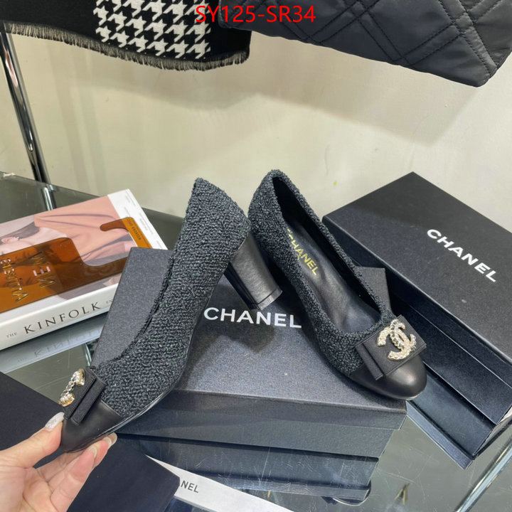 Women Shoes-Chanel,outlet 1:1 replica , ID: SR34,$: 125USD