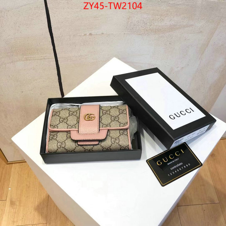 Gucci Bags(4A)-Wallet-,perfect replica ,ID: TW2104,$: 45USD