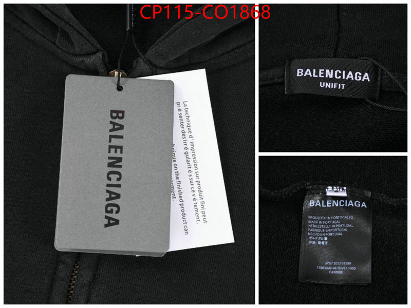 Clothing-Balenciaga,cheap wholesale , ID: CO1868,$: 115USD