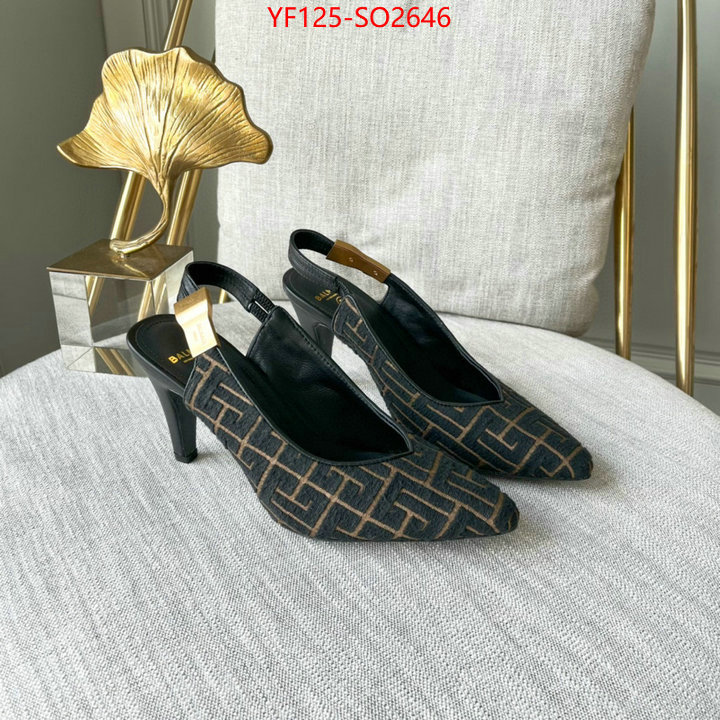 Women Shoes-Balmain,top quality designer replica , ID: SO2646,$: 125USD