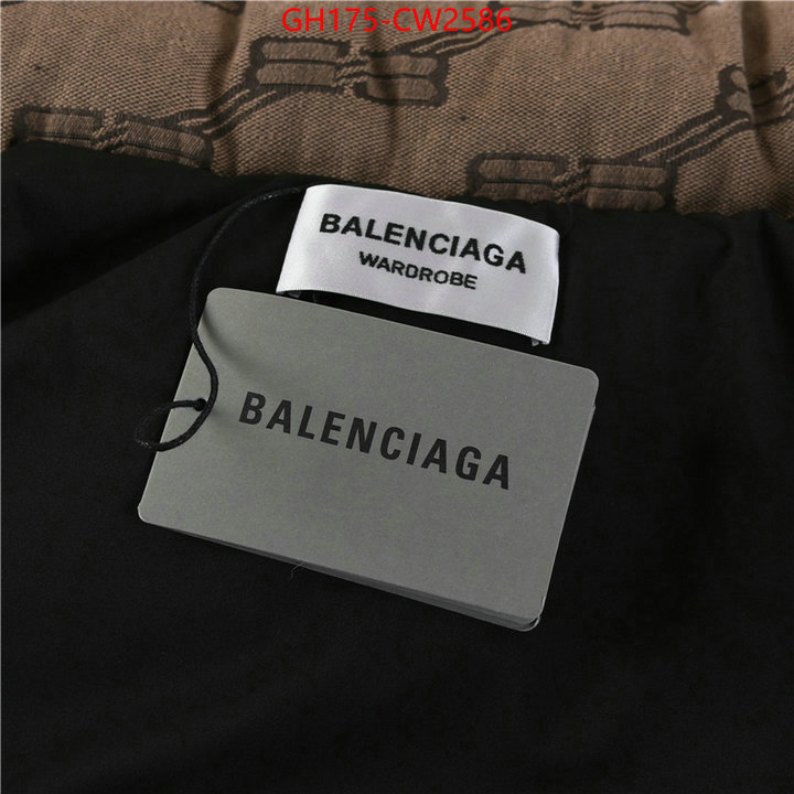 Down jacket Men-Balenciaga,copy aaaaa , ID: CW2586,$: 175USD