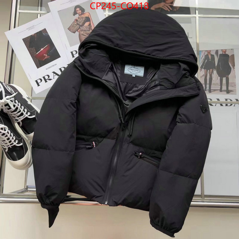 Down jacket Women-Prada,same as original , ID: CO418,$: 245USD