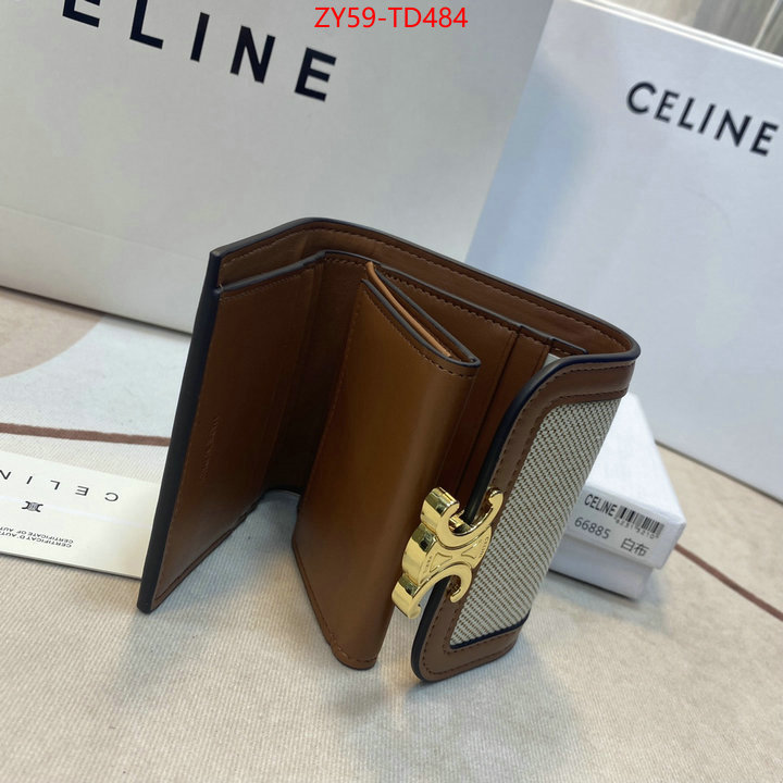 CELINE Bags(4A)-Wallet,1:1 replica ,ID: TD484,$: 59USD