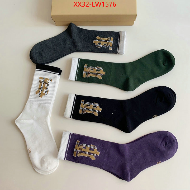 Sock-Burberry,best aaaaa , ID: LW1576,$: 32USD